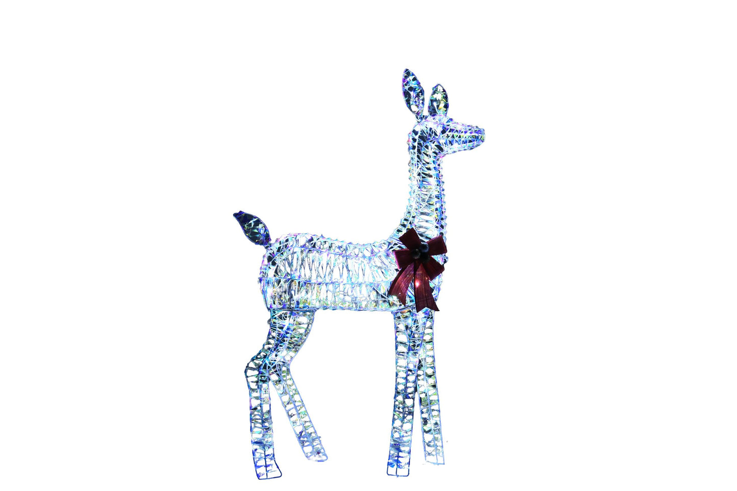 PVC Woven Reindeer Christmas Decoration Set - Indoor/Outdoor