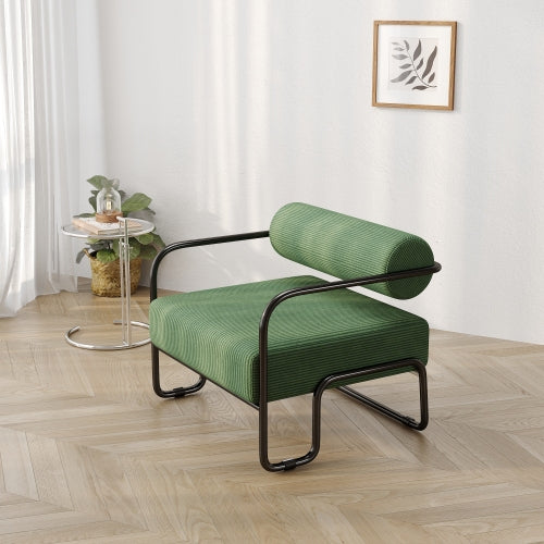 27inch L Living Room Iron Sofa Chair, Lazy Individual Balcony Leisure