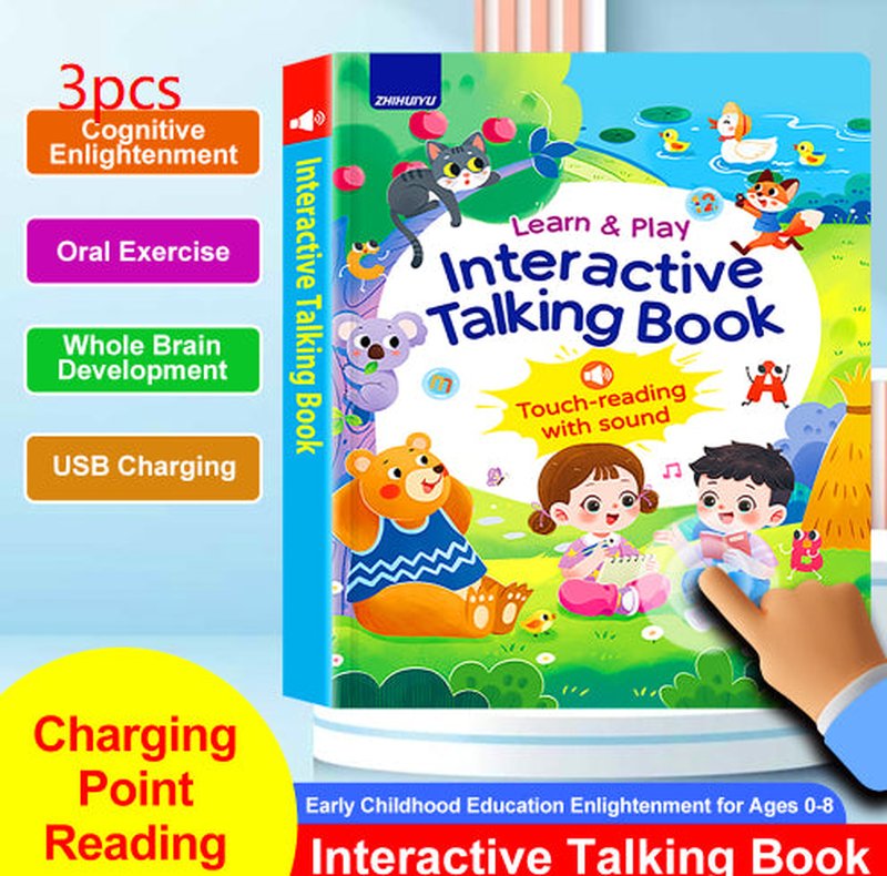 Children's Electronic Reading Pen Toy - Educational Language Development for Ages 0-6