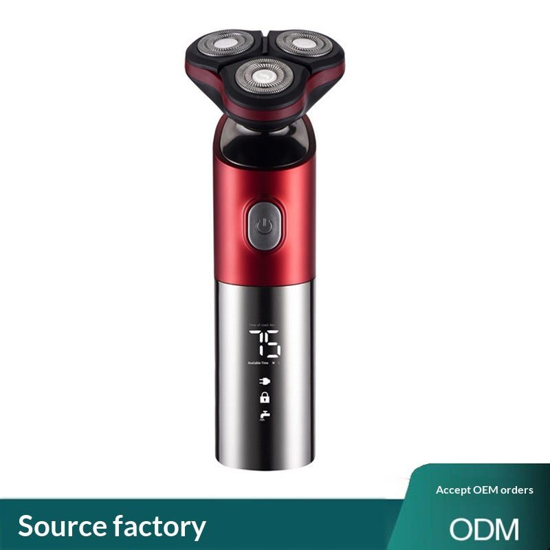 Men's Electric Shaver with LED Display