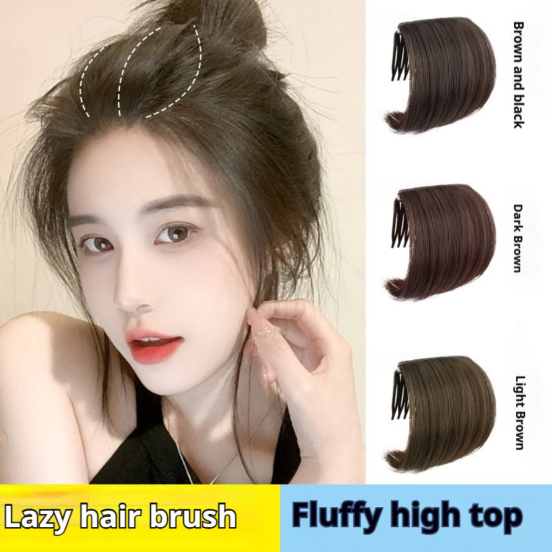 Skull Fluffy Synthetic Wig Set for Women - Curly, Medium & Long Styles