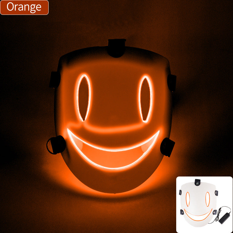 Cosplay LED Light Mask - Plastic Cold Light Mask for Parties and Events