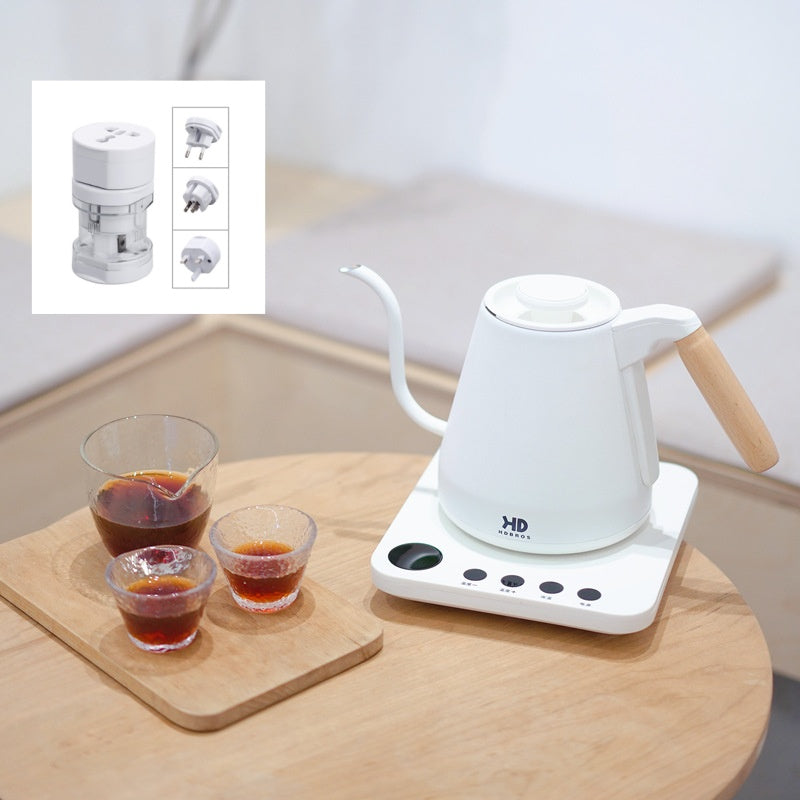 Long Narrow Mouth Electric Tea Kettle 1500W Stainless Steel Touch Control