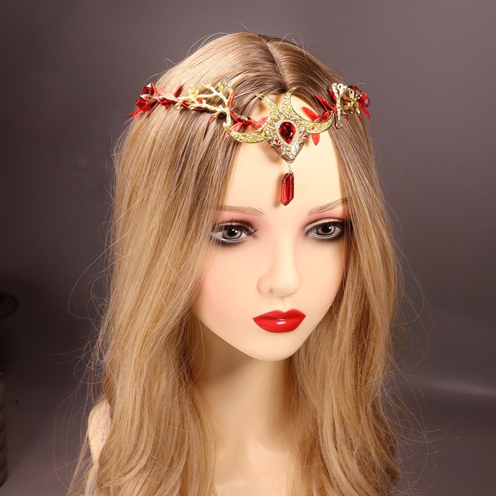 Crystal Raw Stone Hair Band - Multiple Styles