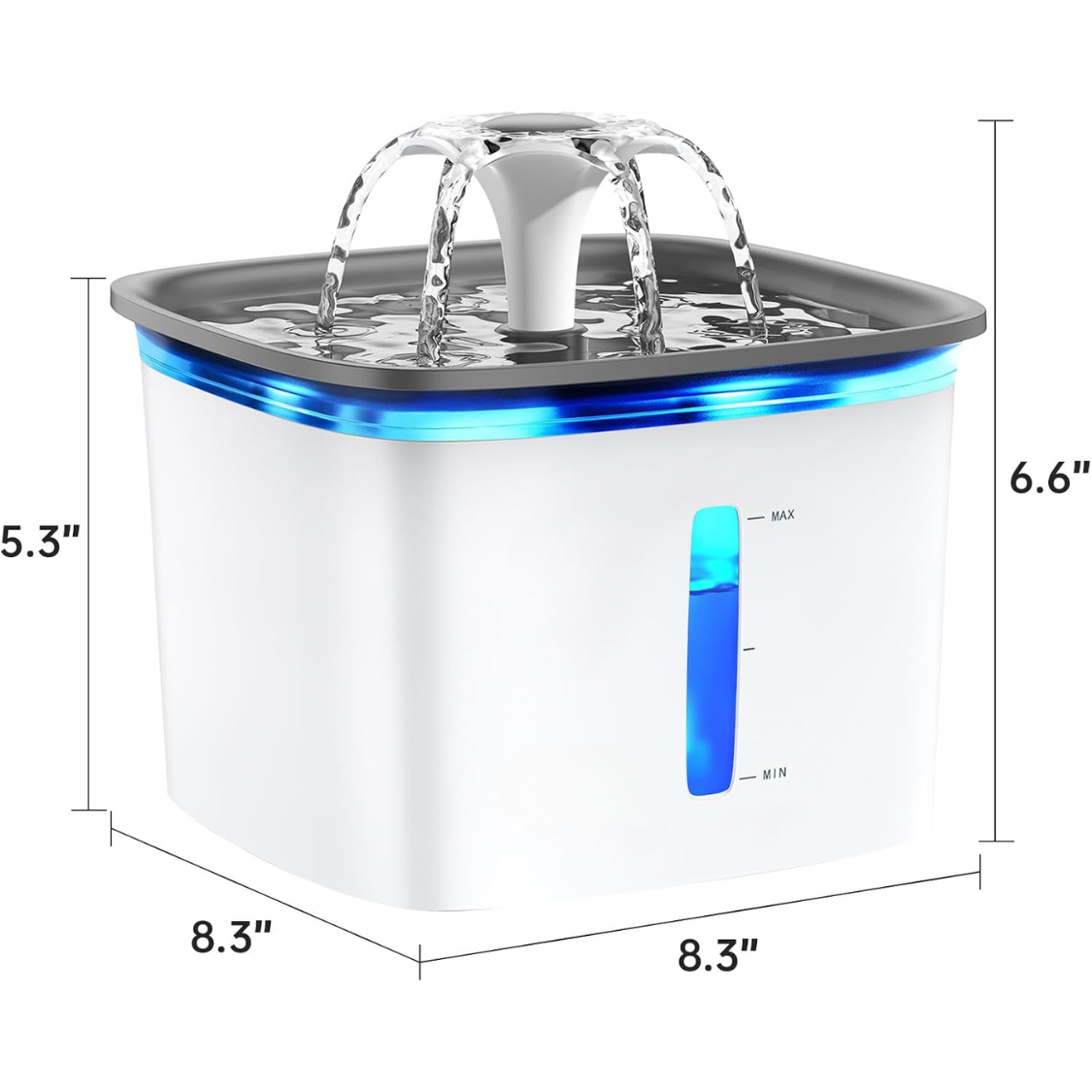 95oz Automatic Pet Water Fountain for Cats and Dogs - BPA-Free with Filters