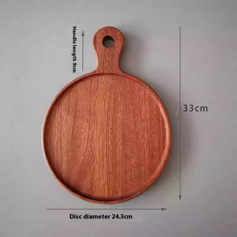 Wooden Vegetable Cutting Board with Handle - Kitchen Food Prep Board