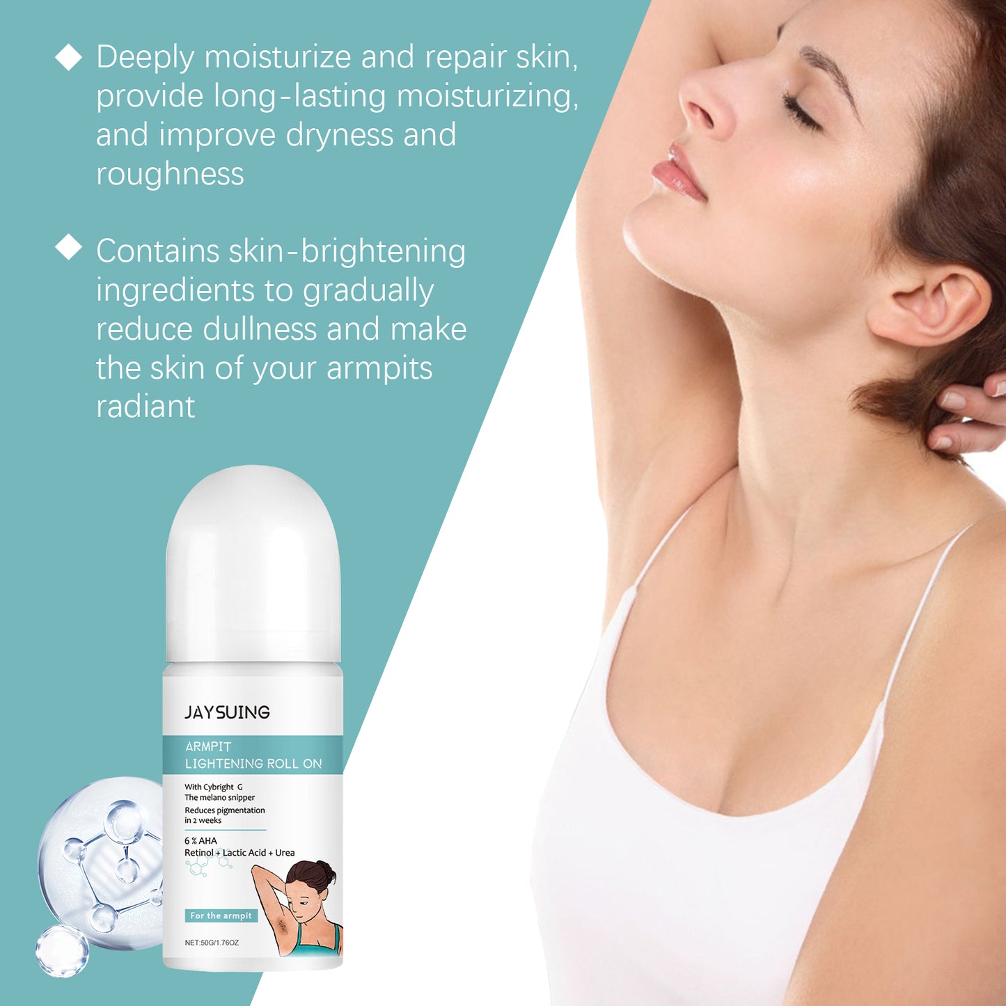 Underarm Whitening Roll-On – Brightening & Smoothing Skin Care Treatment