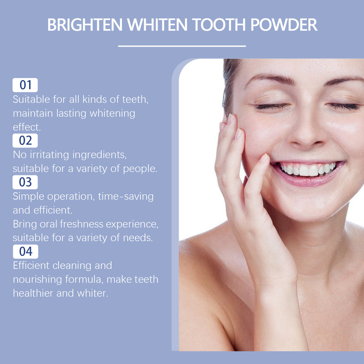 Mint Toothpowder Mild Ingredients Clean Teeth Stains Care