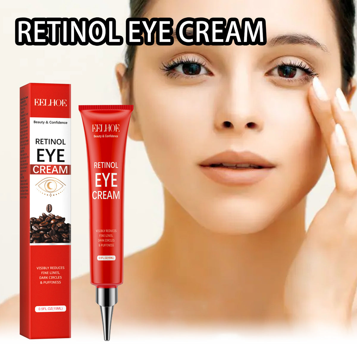Retinol Eye Cream for Skin Moisturization 15ml - Anti-Aging Facial Care