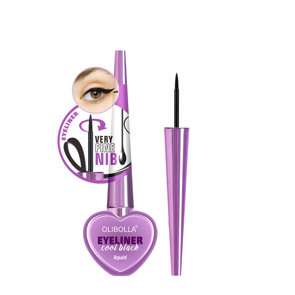 Long Lasting Waterproof Liquid Eyeliner - Smudge-Resistant Black