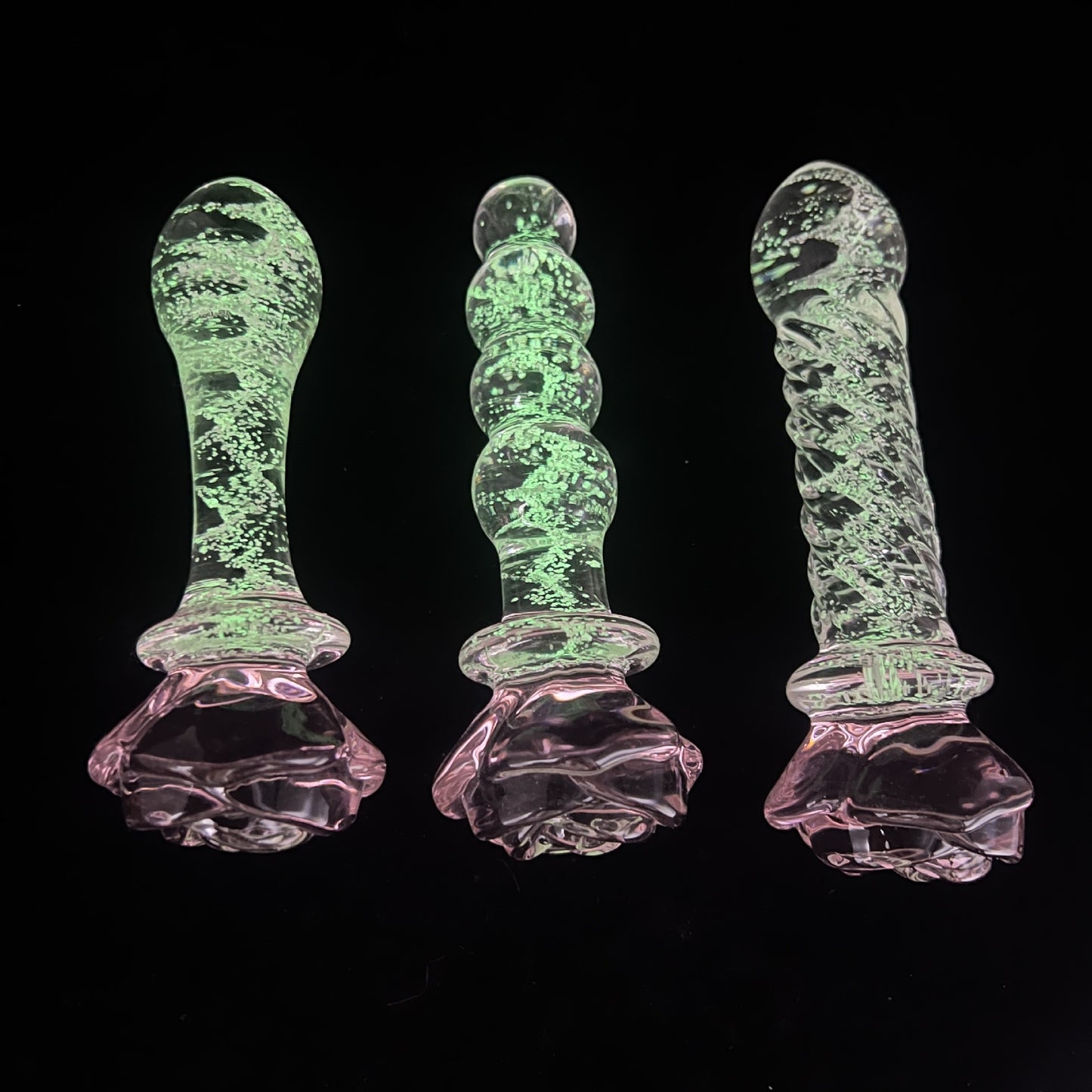 Luminous Glass Roses Crystal Home Decor for Adults