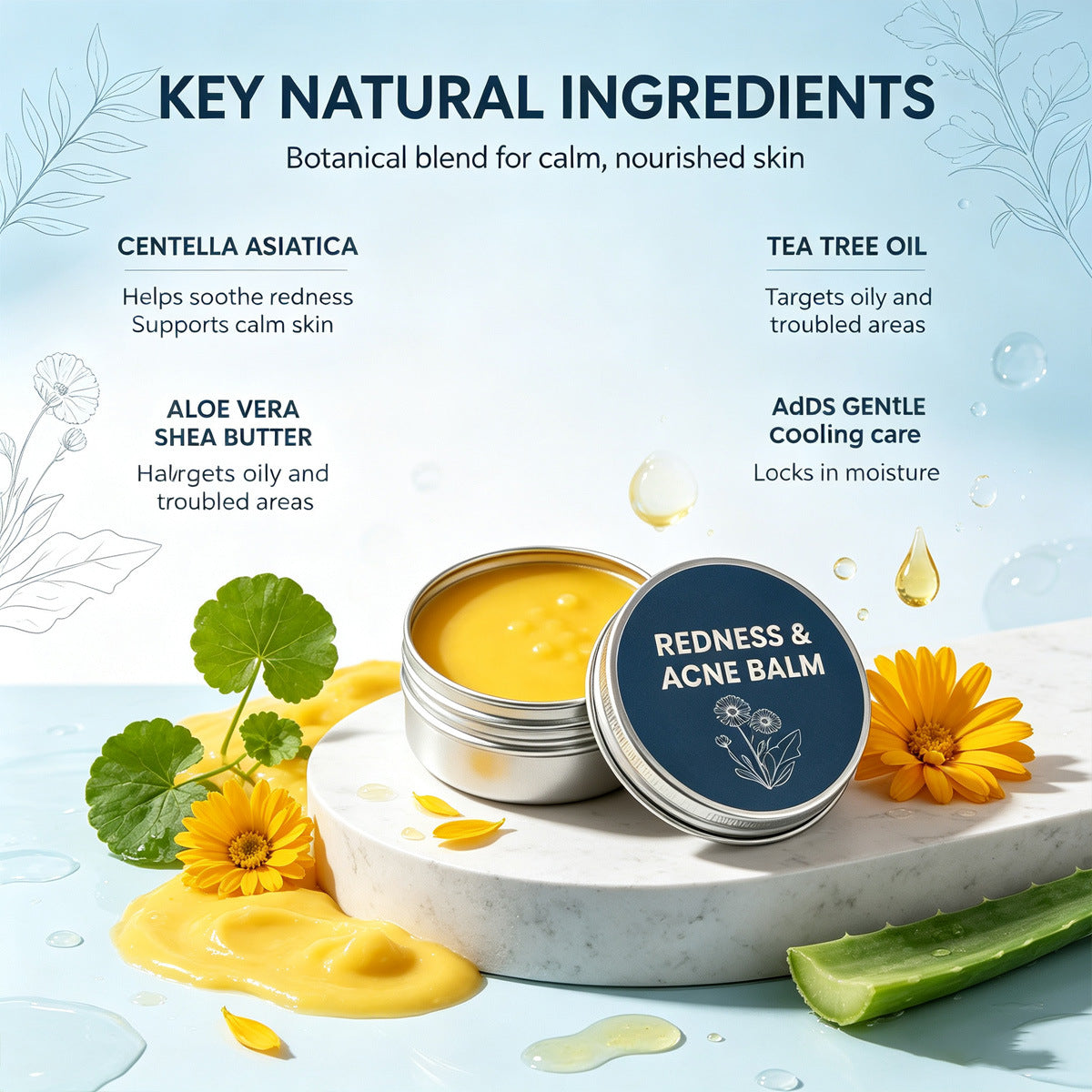 Skin Repair & Moisturizing Solid Ointment 50g