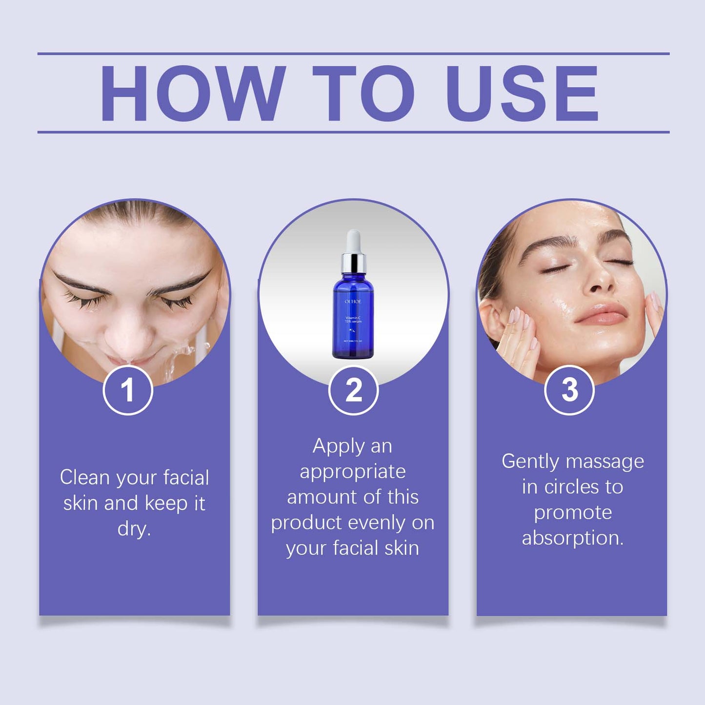 Firming Face Serum with Vitamin C & E - 30ml Anti-Aging Moisturizer
