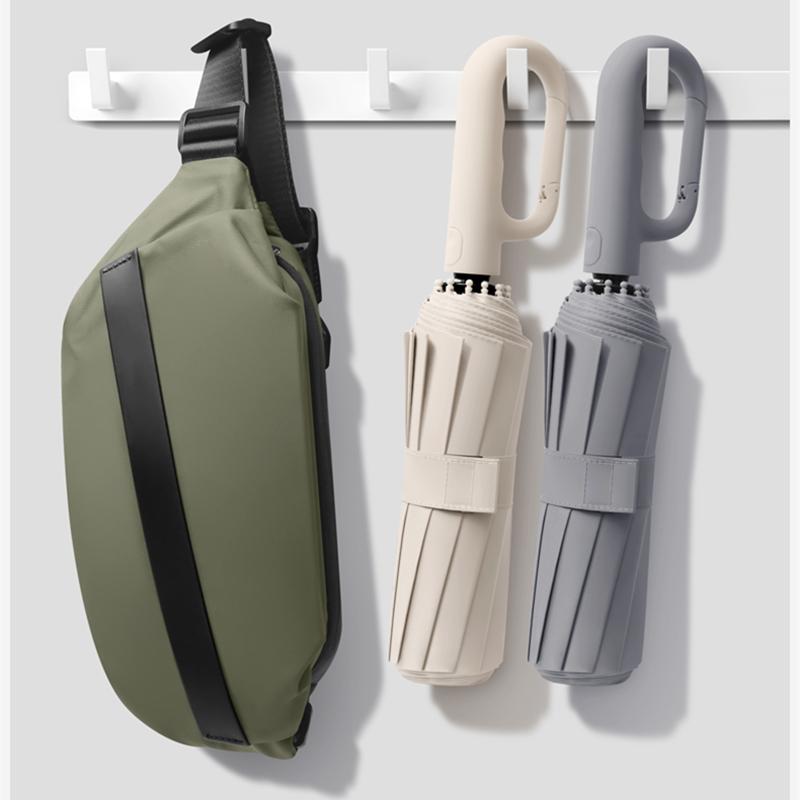 Automatic Foldable Travel Umbrella - Lightweight, Windproof