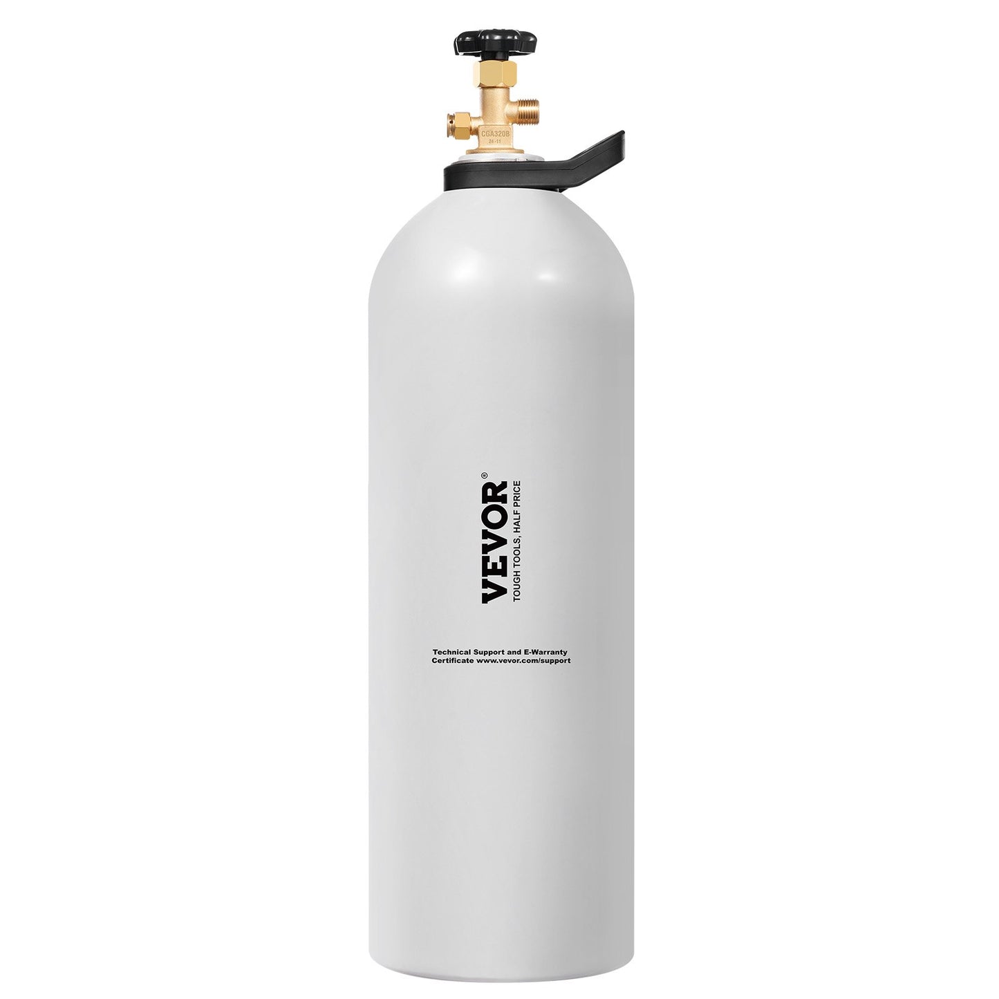 20 lbs CO2 Tank - Durable Aluminum Cylinder with CGA320 Valve