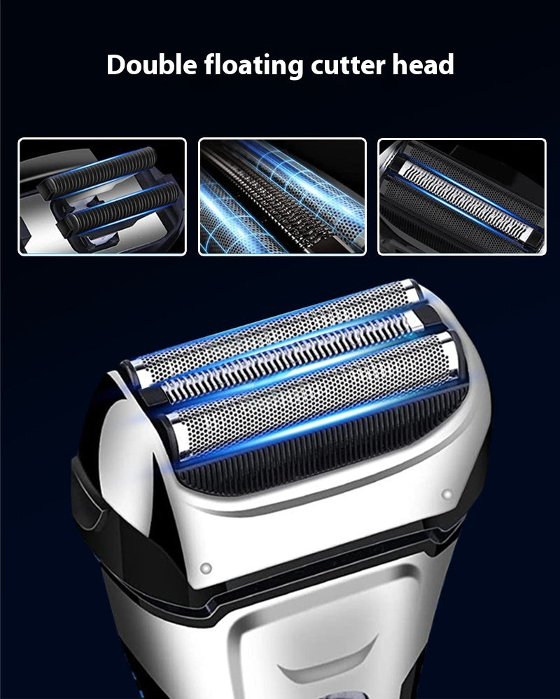 Electric Shaver with LED Display - Rechargeable