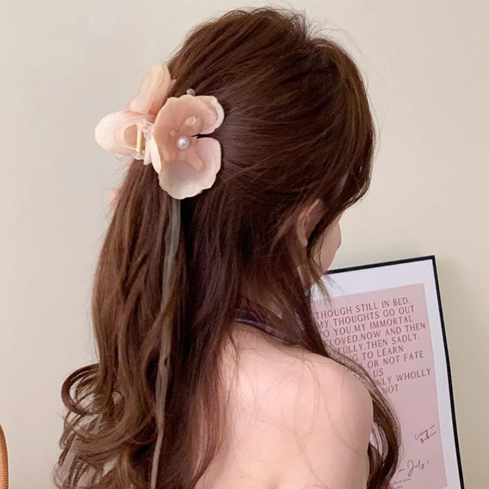 Flower Hairpin Set for Women - Ballet Phalaenopsis Style, Multiple Colors