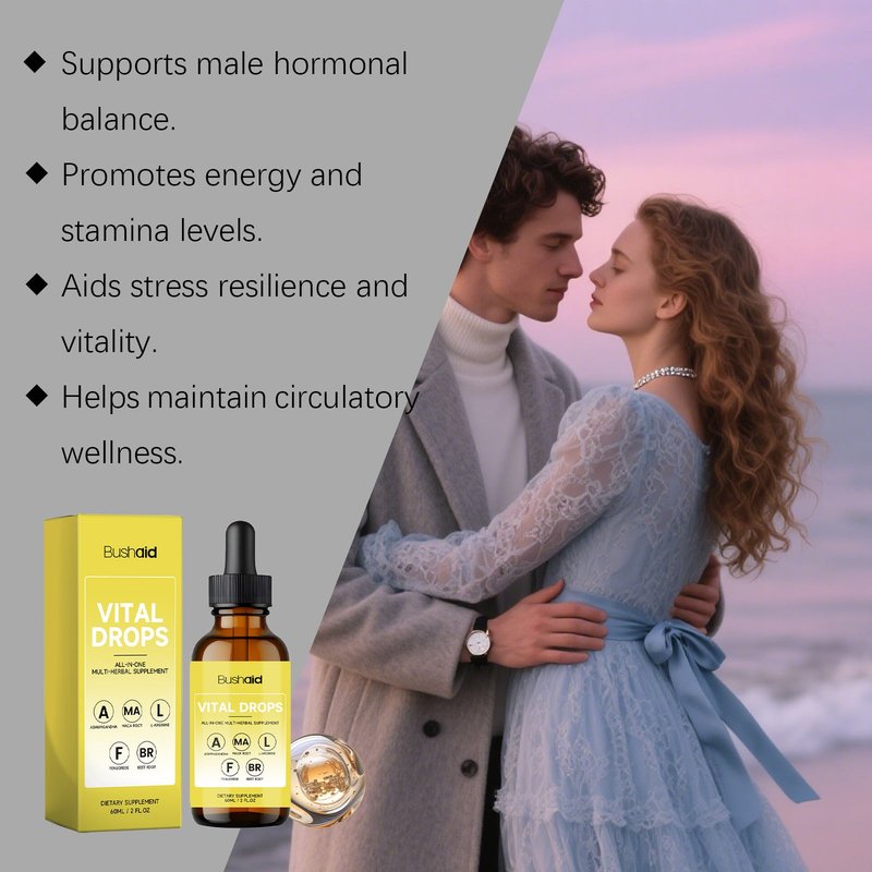 Mens Vitality Support Drops - 60ml