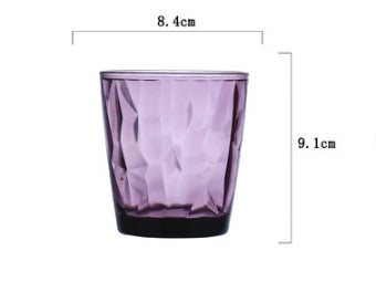 Acrylic Restaurant Tea Cup - Transparent Octagon Drinkware, Shatter-Resistant