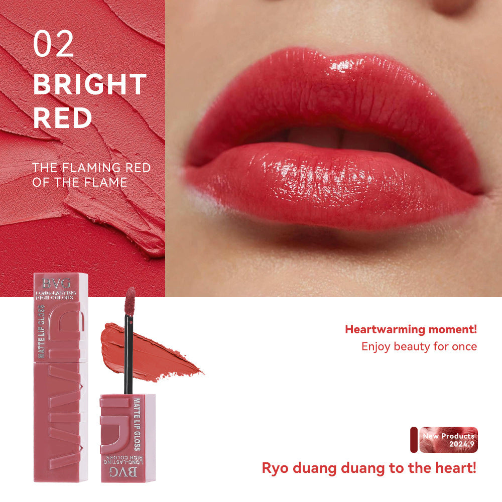 Matte Lip Lacquer Set - Non-Fading Moisturizing Lip Gloss Collection