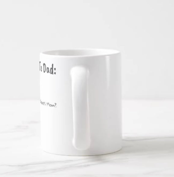 Heat-Resistant Ceramic Mug with Single Sided Pattern - 350ml