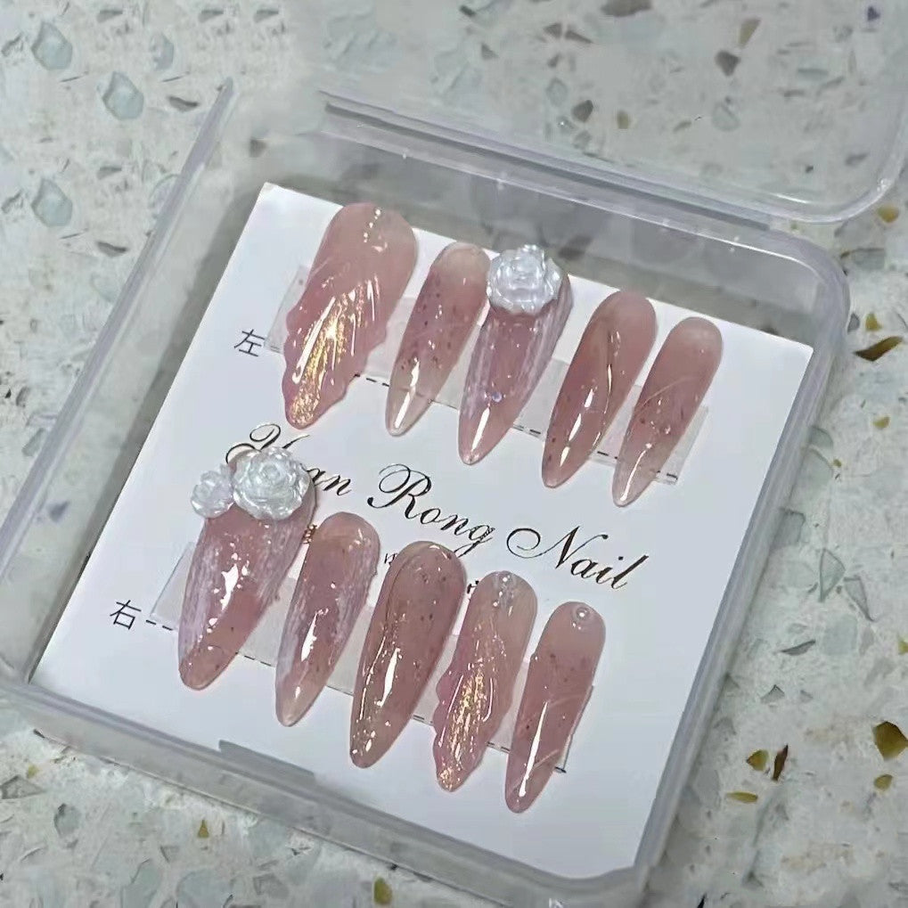 False Nail Patch Water Drop Style Nail Art Kit for All Sizes