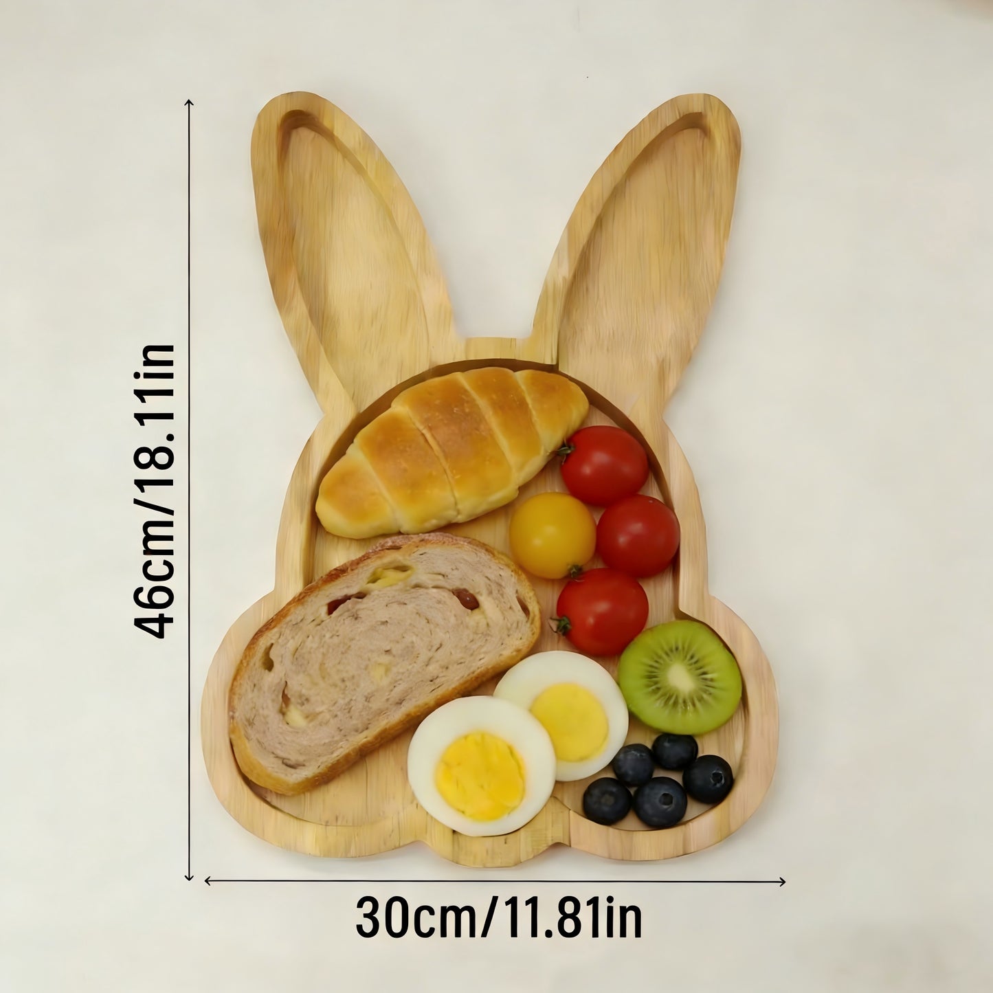 Wooden Cartoon Christmas Tray for Home Desktop Storage