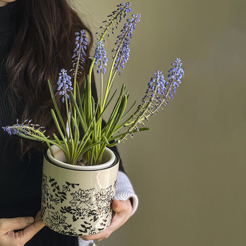 Ceramic Flower Pot for Home & Garden - Decorative Plant Container, Various Styles