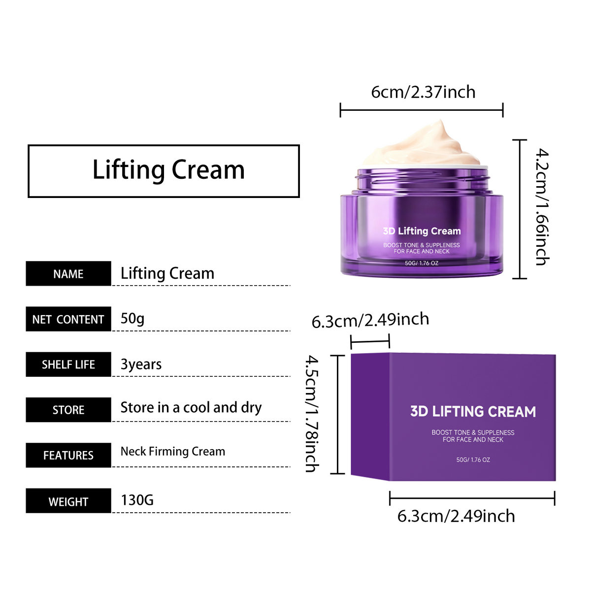 Tirai Firming Face And Neck Cream 50g Box