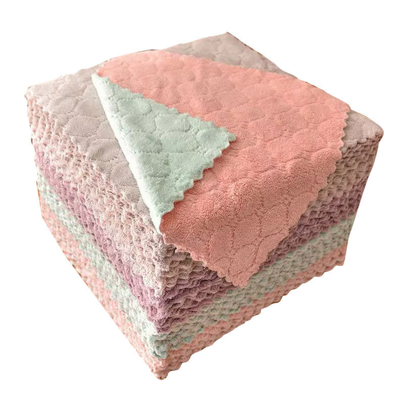 Square Multi-Color Cleaning Cloth Set 15x25cm - 1 Pack