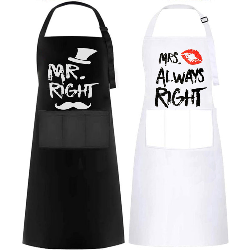 Waterproof Antifouling Kitchen Apron Set - Personalized Household Cooking Accessories