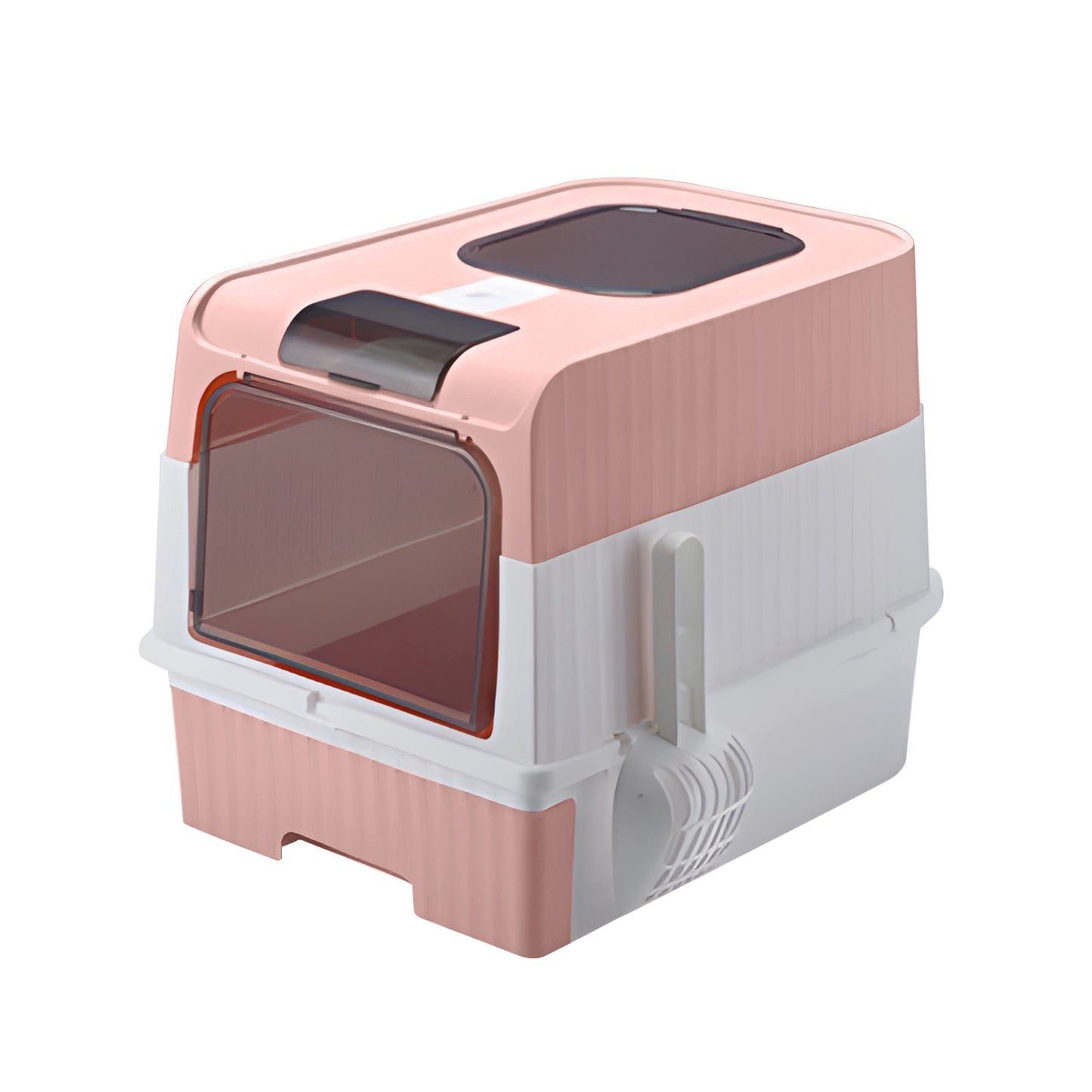 Self Pickup Cat Litter Box with Magic Cube Design - Multiple Colors Available