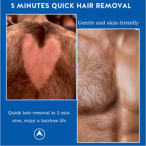 Natural Organic Depilatory Hair Removal Cream - Fast Acting Full Body Formula