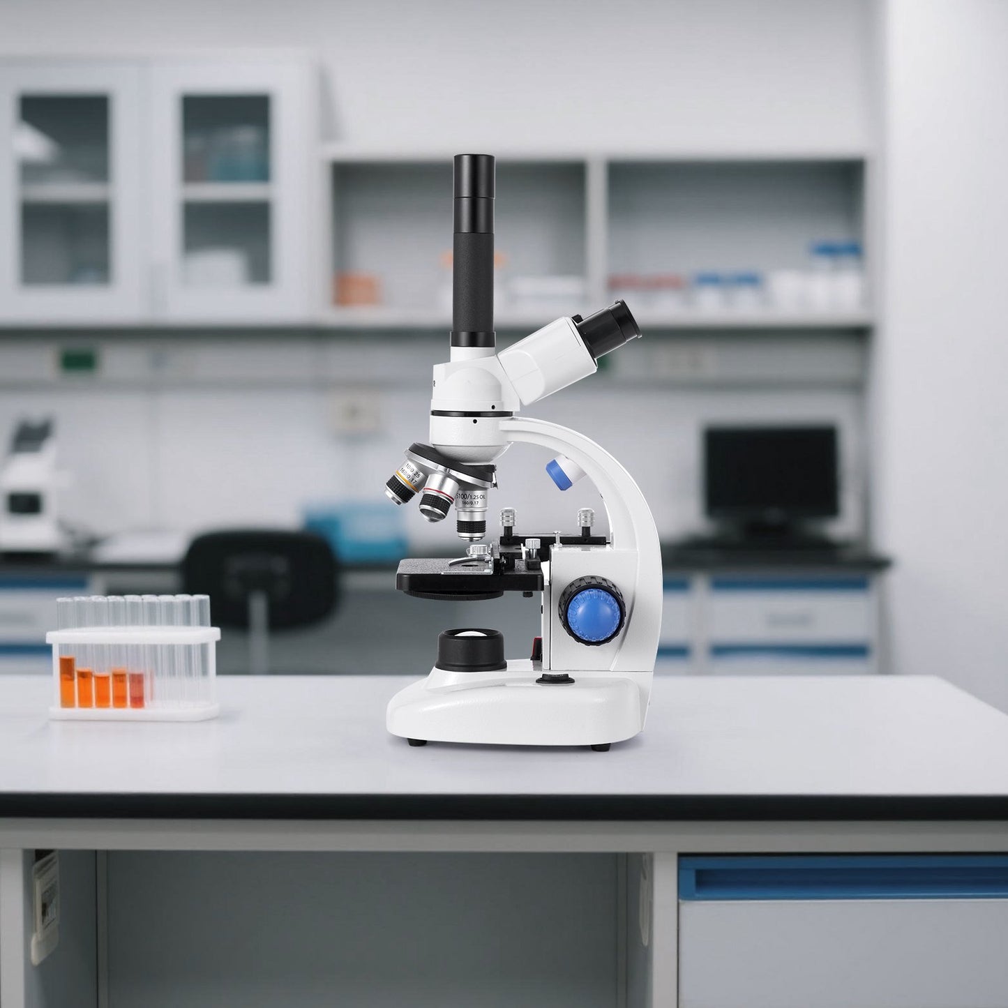 Trinocular Compound Microscope Kit 40-5000X Magnification