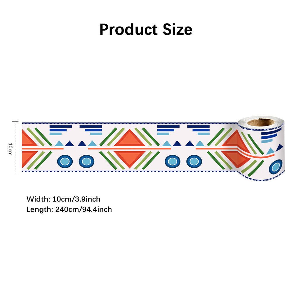 Home Wall & Floor Skirting Line Stickers - Moisture & Stain Resistant PVC