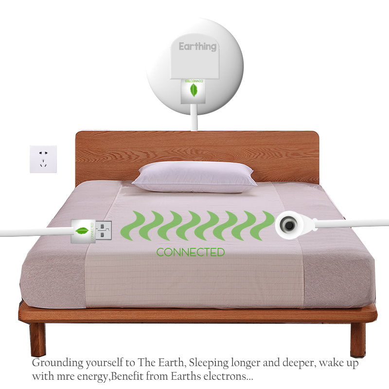 Conductive Anti-Static Bedding Sheet for Grounding and Sleep Quality