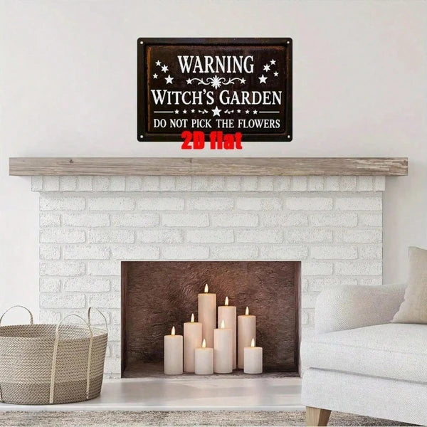 Metal Tin Wall Decoration - 20 cm x 20 cm