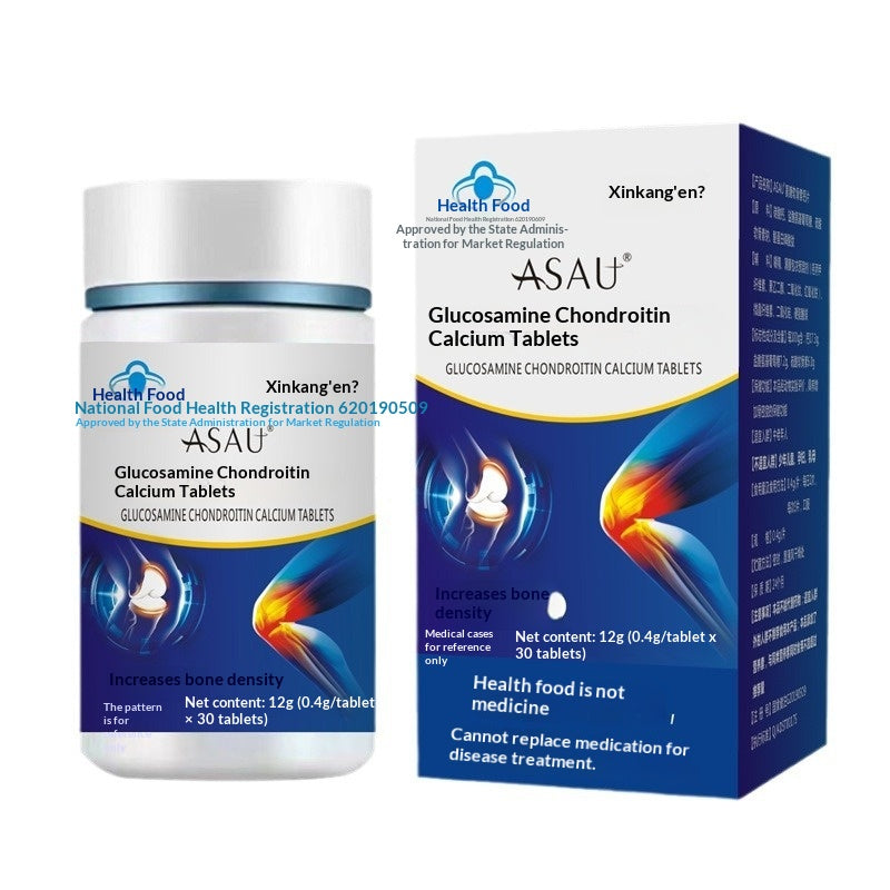 Calcium Glucosamine Chondroitin Tablets for Bone Health - 12g 30 Count