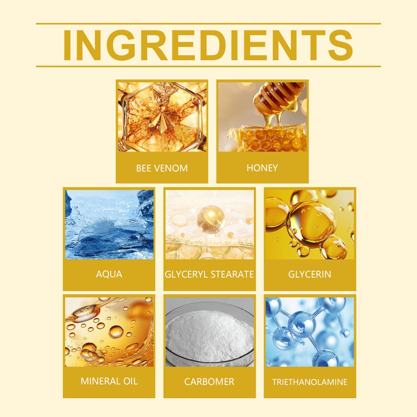 Bee Venom Moisturizing Cream - Daily Face and Body Skin Care