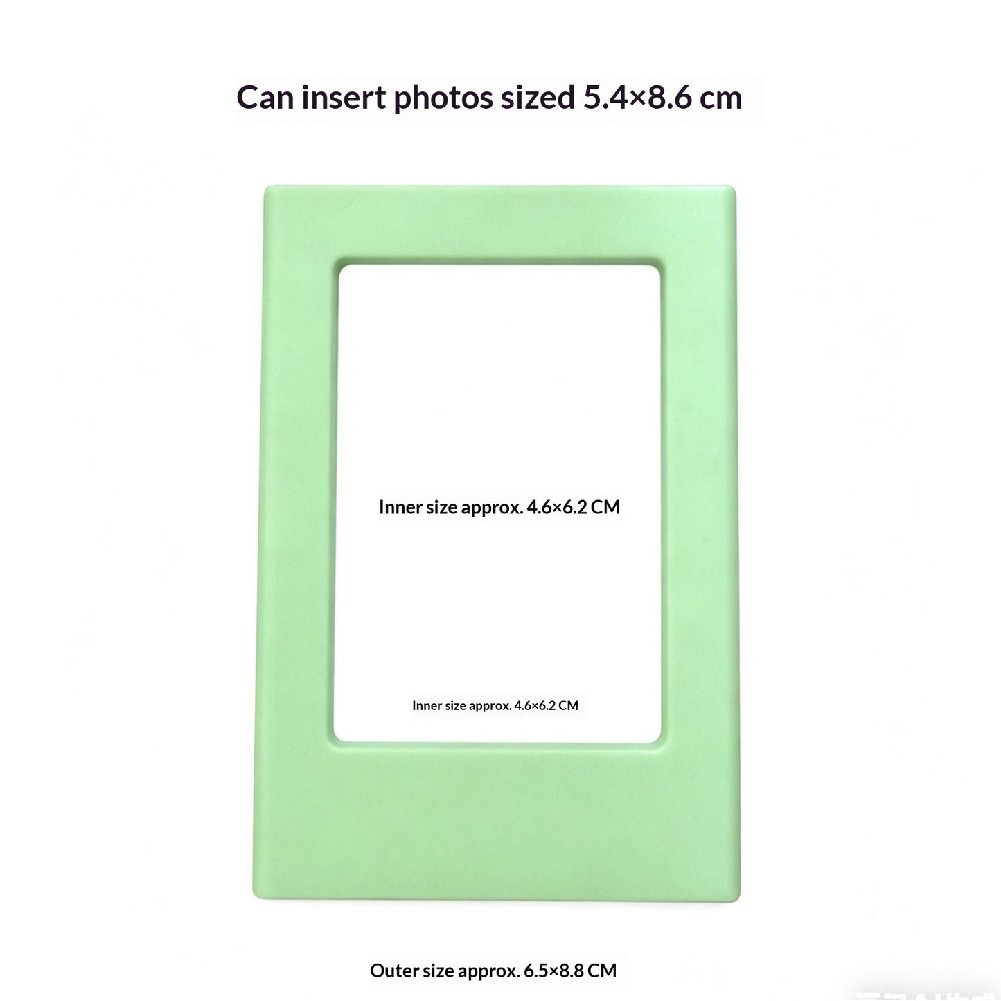 Magnetic DIY Transparent Photo Frame 3-inch for Home & Office Decor