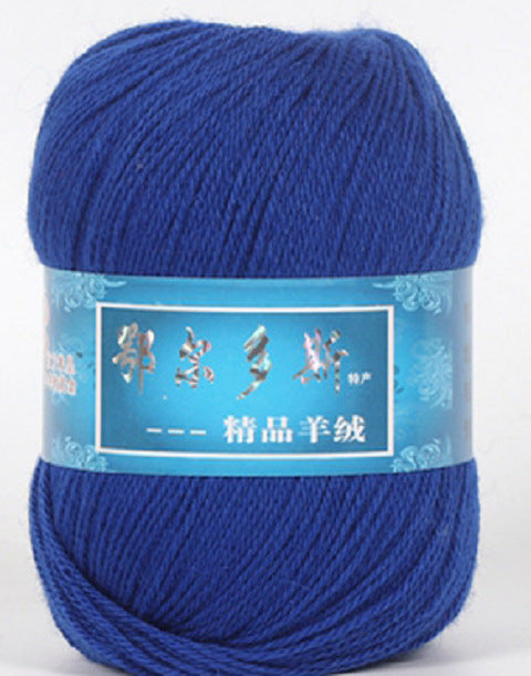 Hand-Knitted Cashmere Yarn for Knitting & Crocheting - Medium Coarse Pure Wool Thread