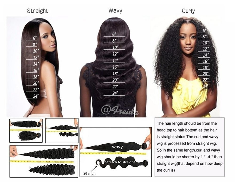 Long Curly Synthetic Hair Wig - Black