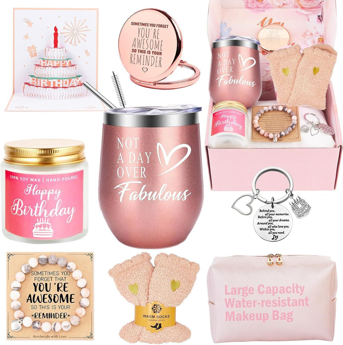 Aromatherapy Candle Bath Set Gift Box - Home Spa & Relaxation