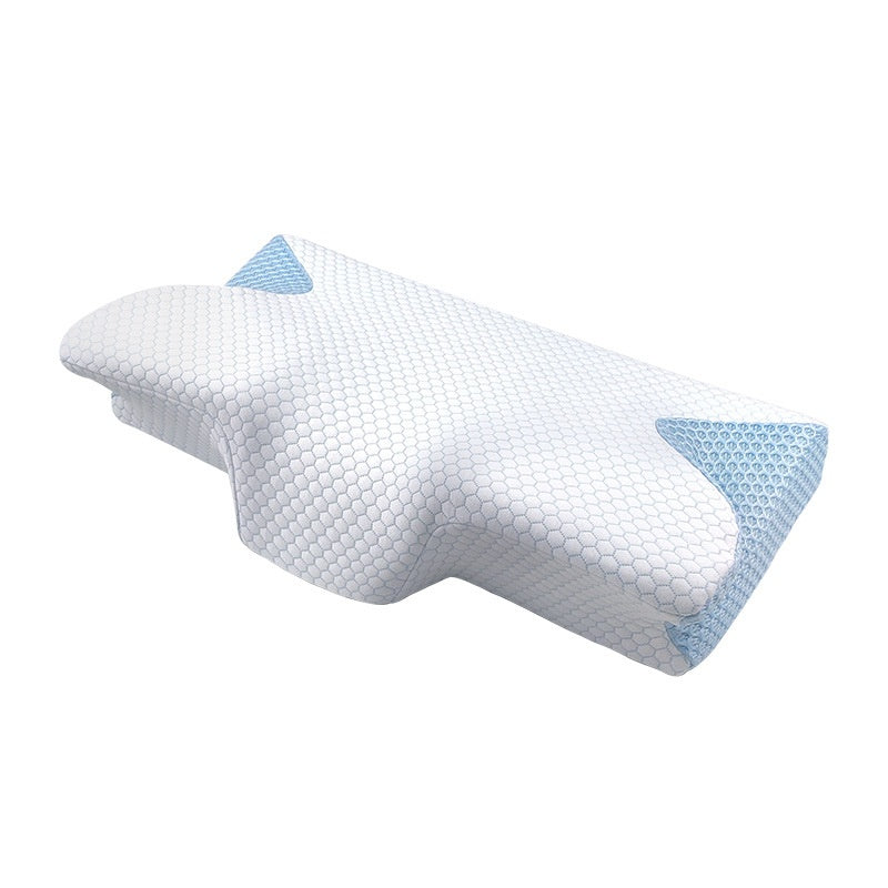 Slow Rebound Memory Foam Neck Pillow - Supportive Travel & Office Cushion