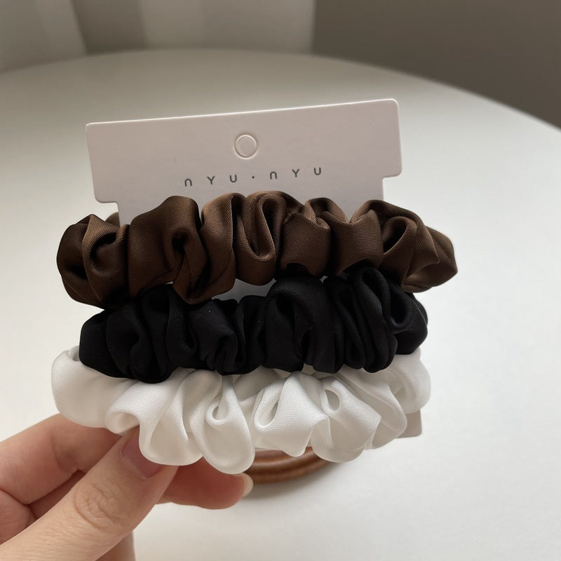 Silky Satin French Hair Ties Set - Elegant Hair Accessories