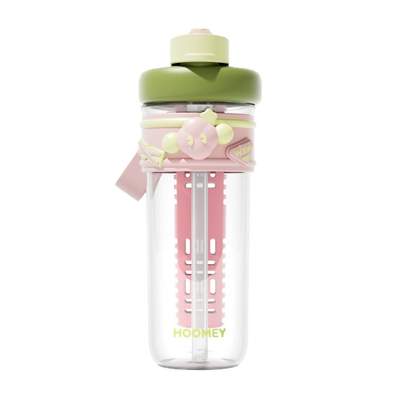 High Temp Resistant Portable Tea Brewing Straw Cup 720ml - Summer Drinkware