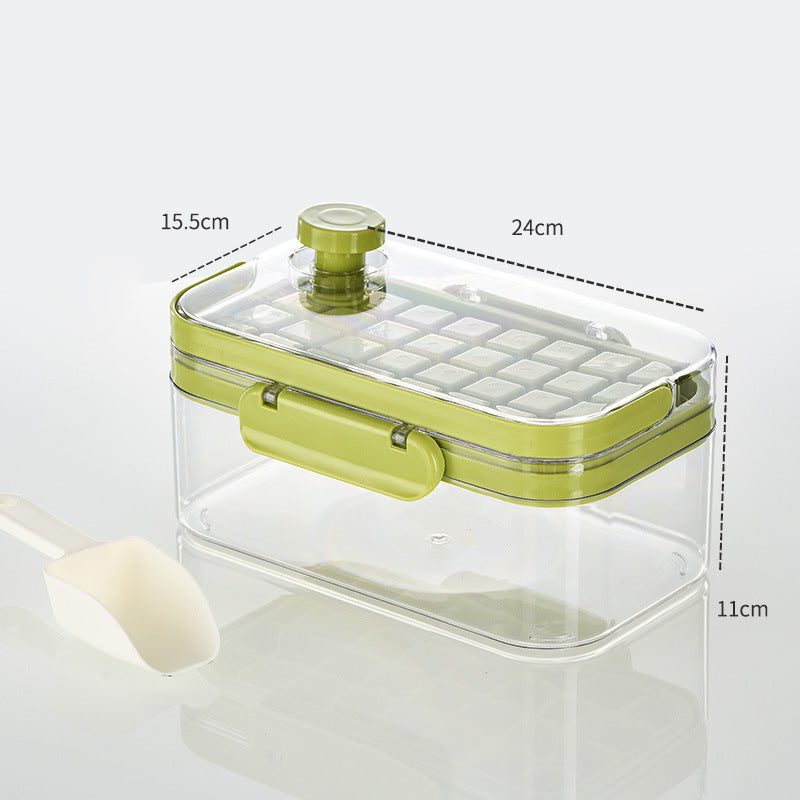 Silicone Ice Cube Mold with Single & Double Layer Options - Square Design