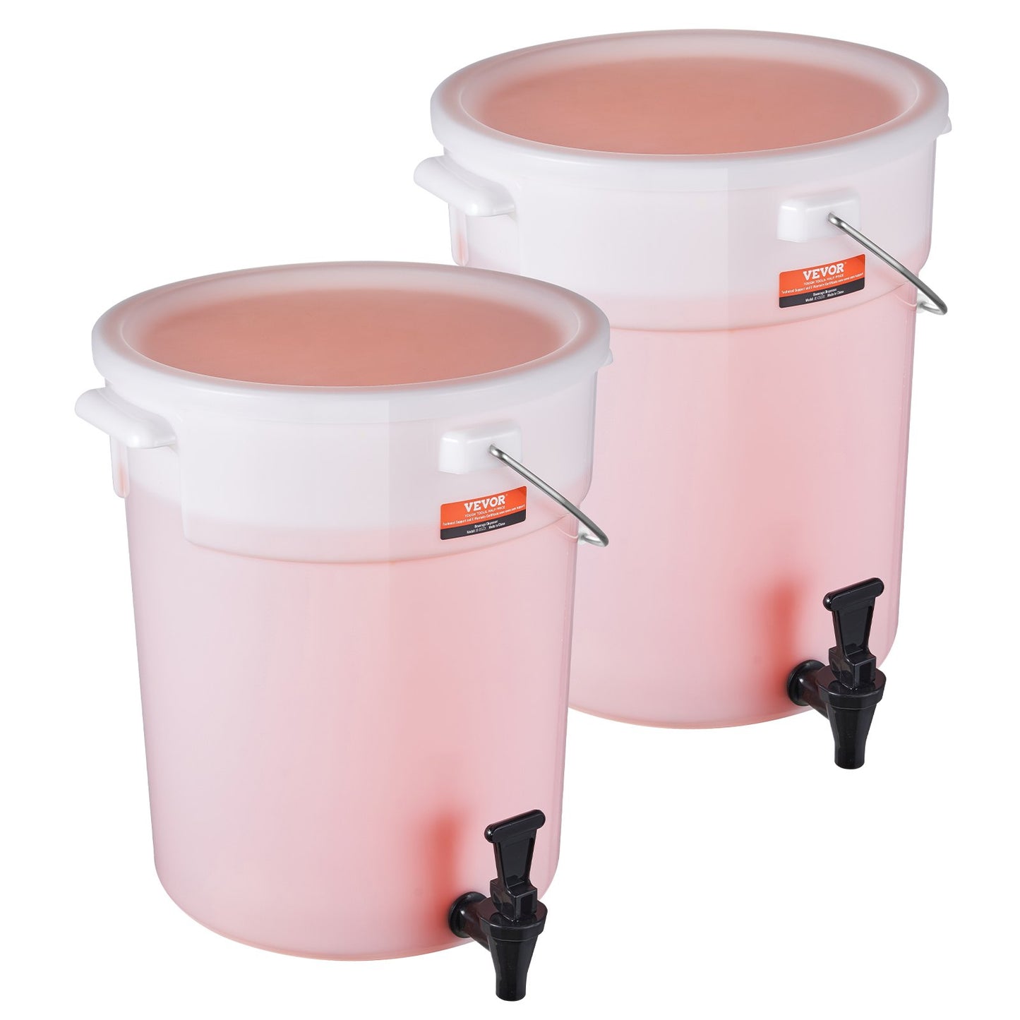 5 Gallon Beverage Dispenser with Spigot - 2 Pack