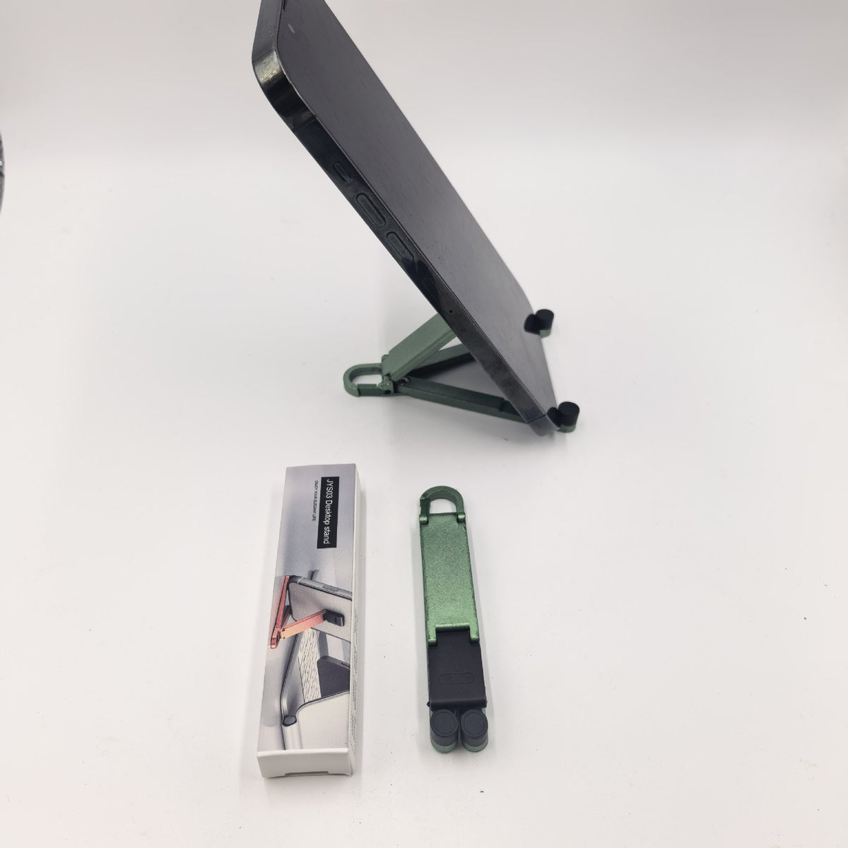 Mini Multi-Function Keychain Phone Stand and Hook - Portable Desk Organizer