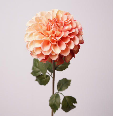 Double-Flowered Artificial Dahlia Flower for Wedding & Garden Decor